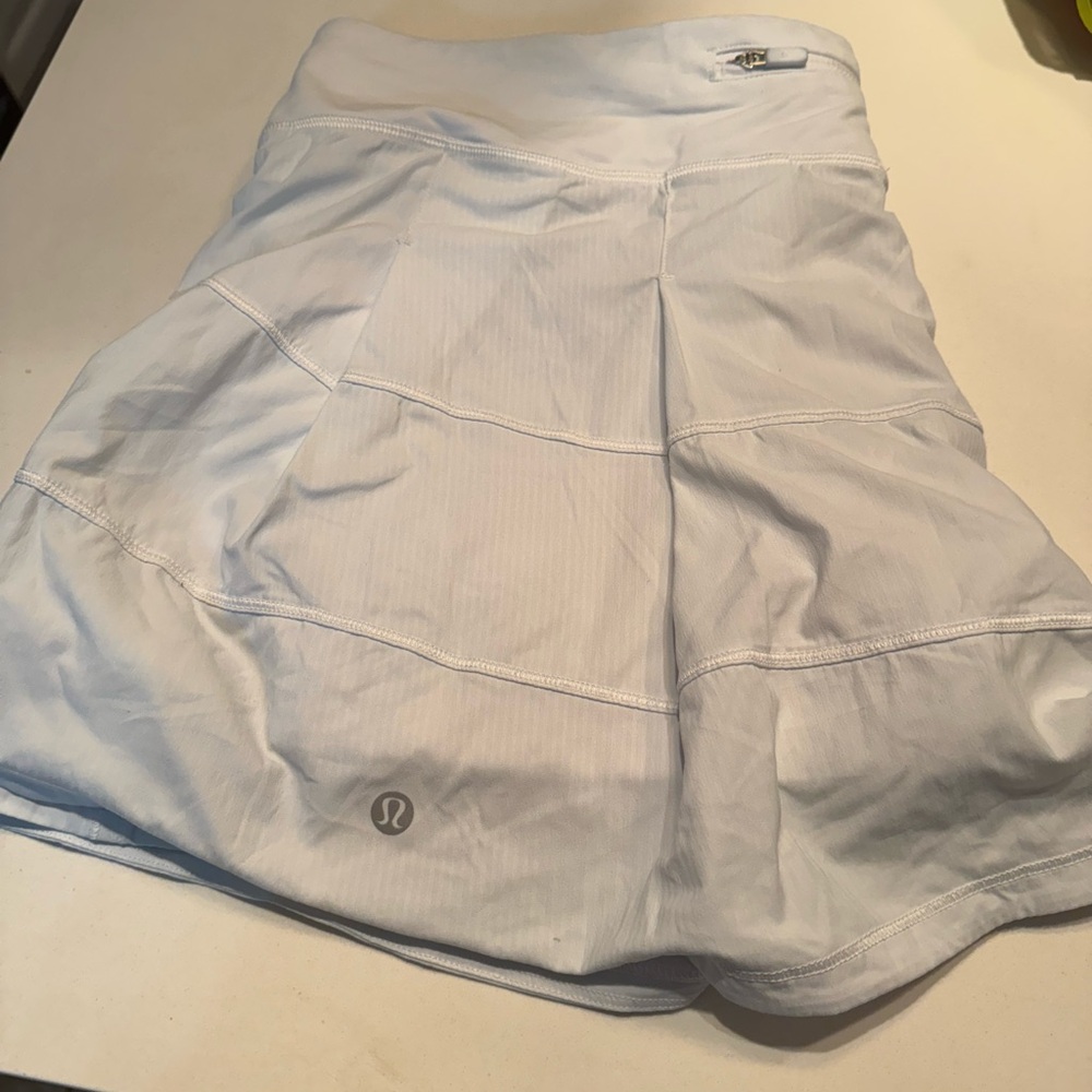 Lululemon white rival skirt